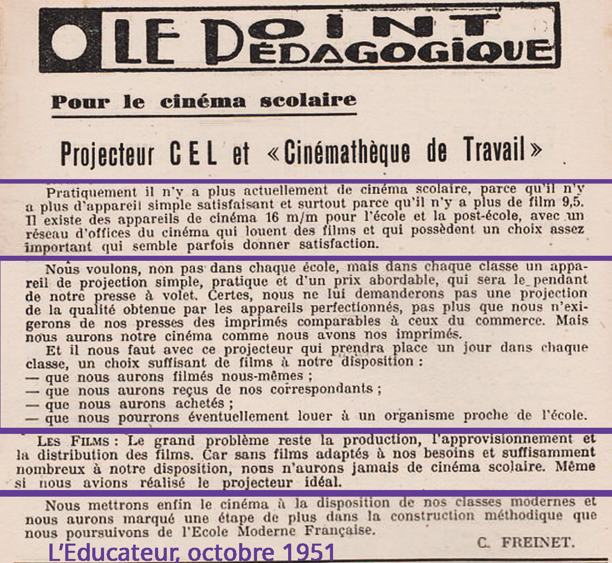 educ oct 1951